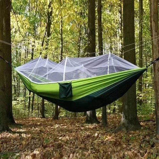 Hamac compact rangé sac trek