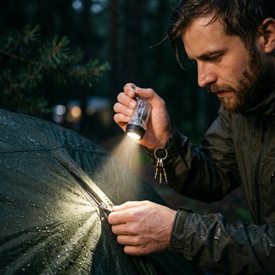 Lampe torche aluminium étanche outdoor