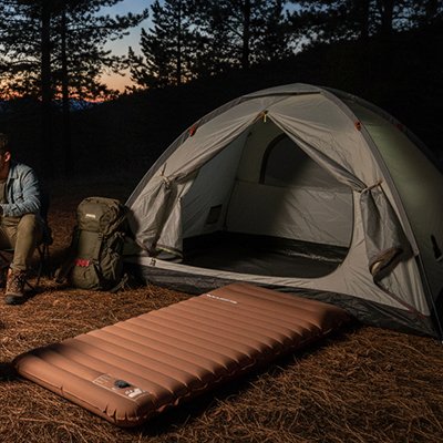 Matelas gonflable camping épaisseur 10cm