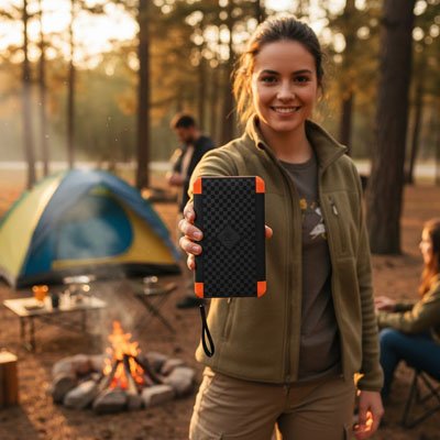 EcoCharge recharge smartphone en camping