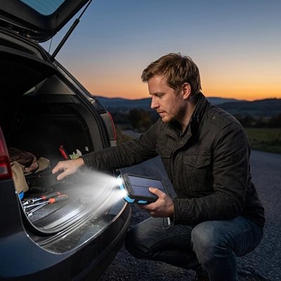 Batterie Externe Solaire Portable - Autonomie Illimitée Camping Trek