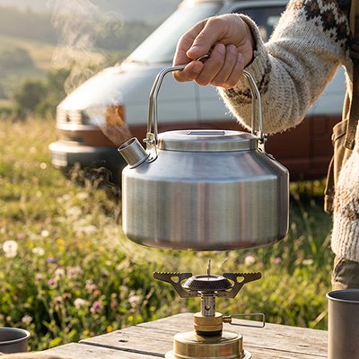 Bouilloire de Voyage Compacte Express – Légère pour Camping et Trek