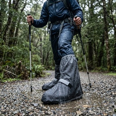 Couvre-chaussure imperméable plié compact trek