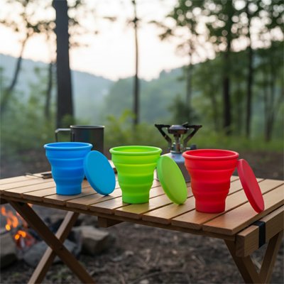 Gobelet pliable EcoCompact taille main trek