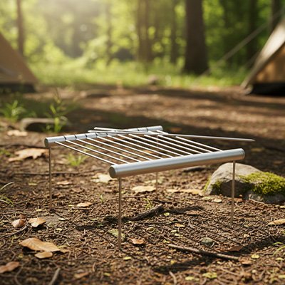 Grille barbecue portable camping 60x40