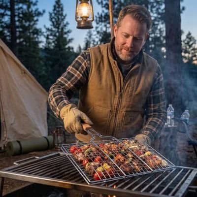 Grille barbecue portable randonnée trek