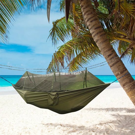 Hamac anti-insectes bivouac suspendu