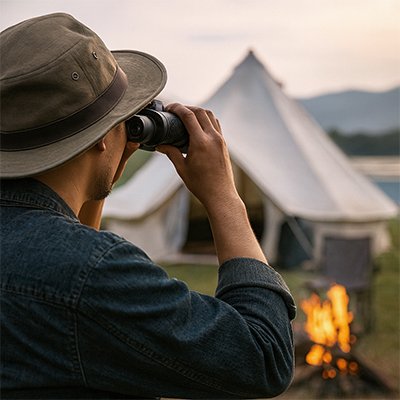 Jumelles compactes HD étui transport