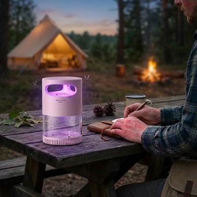 Lampe NaturNuit anti moustique allumée