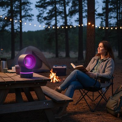 Lampe anti-moustique camping tente nuit
