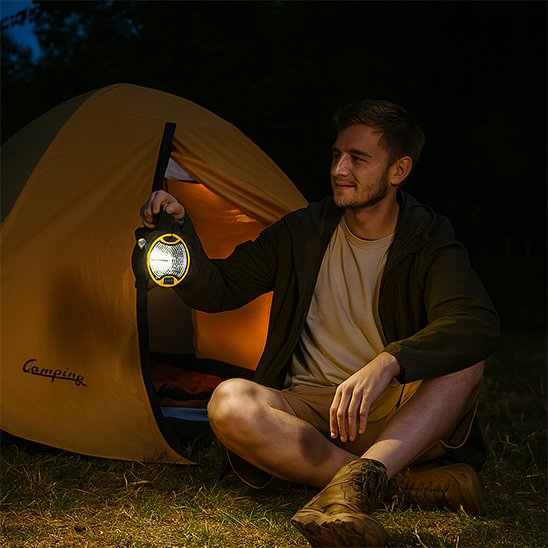 Lampe camping rechargeable recharge USB