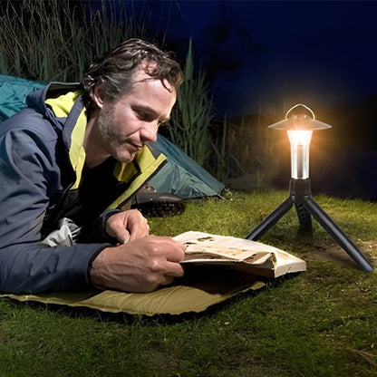 Lampe camping rechargeable recharge USB-C solaire