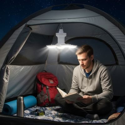 Lampe rechargeable trek bivouac été