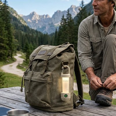 Lampe de Camping Rechargeable Ultra-Puissante — Éclairage Trek & Bivouac