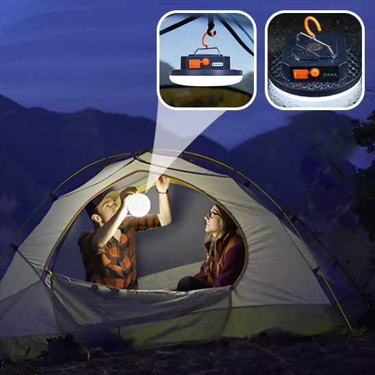 Lampe rechargeable outdoor campement illuminé