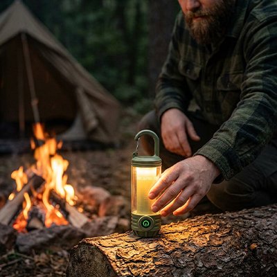 Lampe de Camping Rechargeable Ultra-Puissante — Éclairage Trek & Bivouac