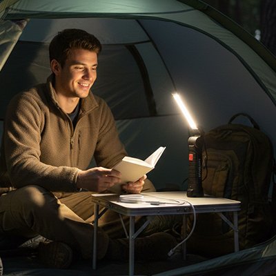 Lampe torche LED randonnée camping