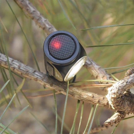 Lampe frontale détachable mode rouge