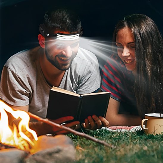 Lampe frontale aventure bivouac nocturne