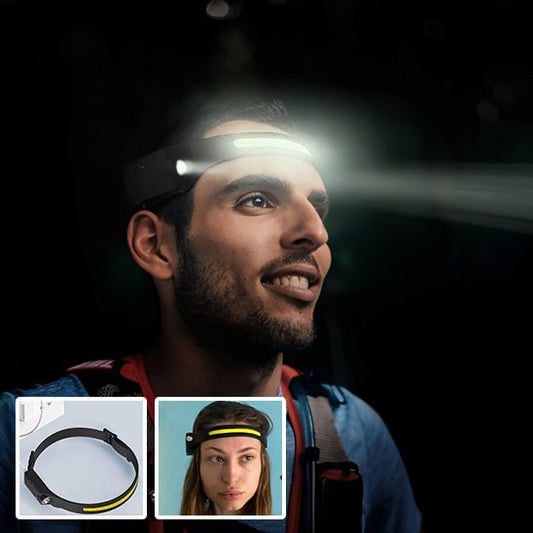 Lampe frontale rechargeable, lampe frontale LED COB puissante de 1000 lumens avec lumière rouge Lampe frontale rechargeable, lampe frontale LED COB puissante de 1000 lumens avec lumière rouge