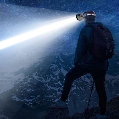 Lampe frontale LED CREE portée trek