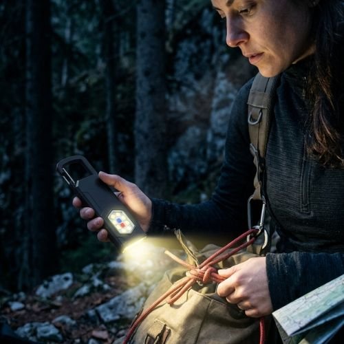 Lampe de Poche Ultra-Puissante Compacte pour Camping et Trek