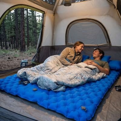 Matelas gonflable 2 places épaisseur confort