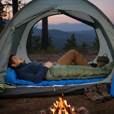 Matelas gonflable trek valve anti-retour