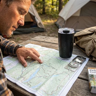 Mug Thermoguard ouvert camping extérieur