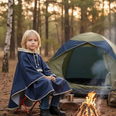 Poncho enfant compact dans pochette