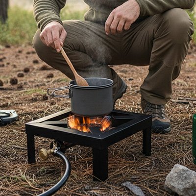 Réchaud gaz compact 195g camping