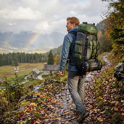 Sac à dos randonnée 90L vue face