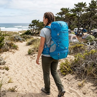 Sac à dos randonnée bretelles ergonomiques
