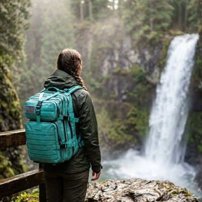 Sac à dos randonnée femme 50L vue face