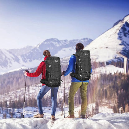 Sac à dos randonnée 65L porté en trek