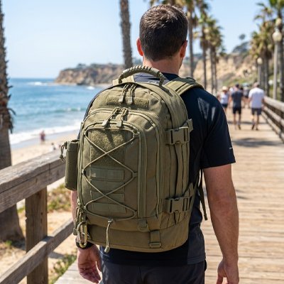 Sac à dos voyage compartiments ouverts
