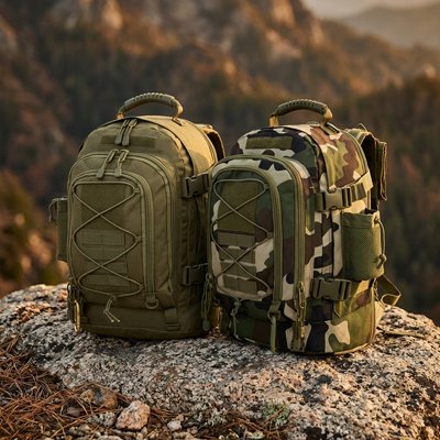 Sac à dos ajustable 50-65L vue face