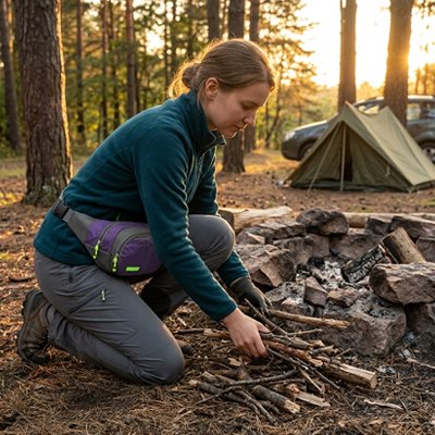 Sac banane trek camping été