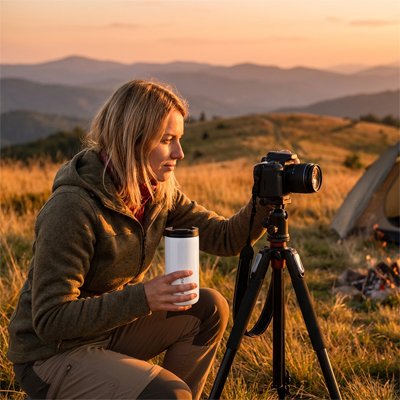 Tasse isotherme ThermoPure randonnée sentier