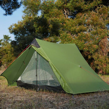 Tente camping 4 places montée en nature