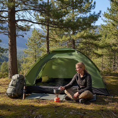 Tente bivouac 900g rangée compacte