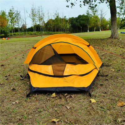 Tente camping été rangée compacte