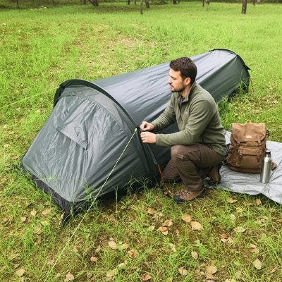 Tente ultra-légère 2 places montée