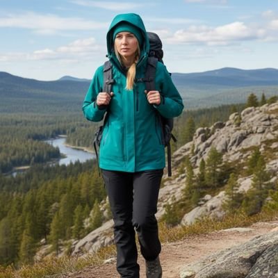 Veste imperméable légère zip poches étanches