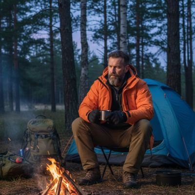 Veste imperméable ultra-résistante camping été